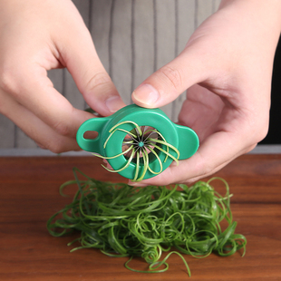 多功能切菜器梅花葱丝刀切葱丝超细擦丝刀烤鸭蒸鱼大葱花刨丝器