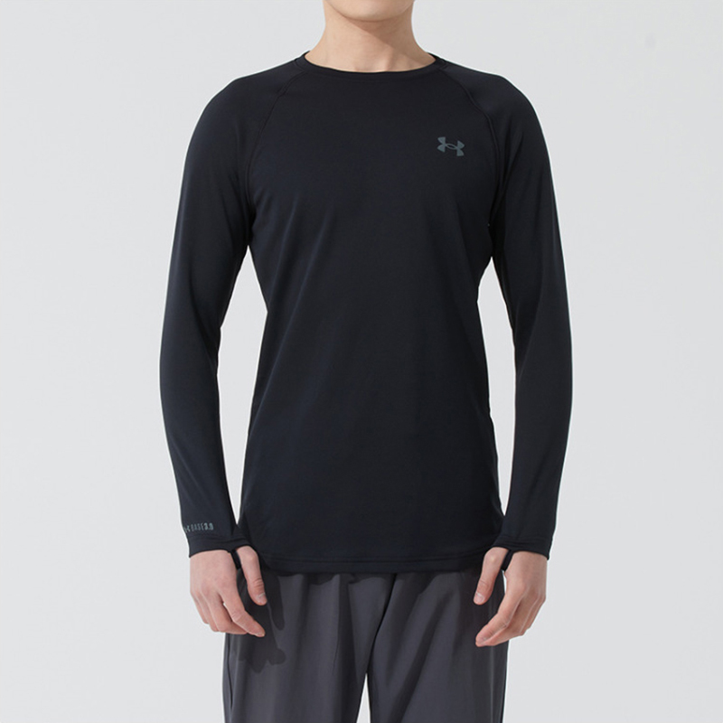 安德玛男装运动速干透气长袖T恤