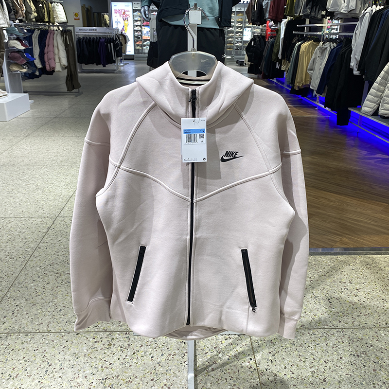 耐克外套女装运动服针织连帽夹克