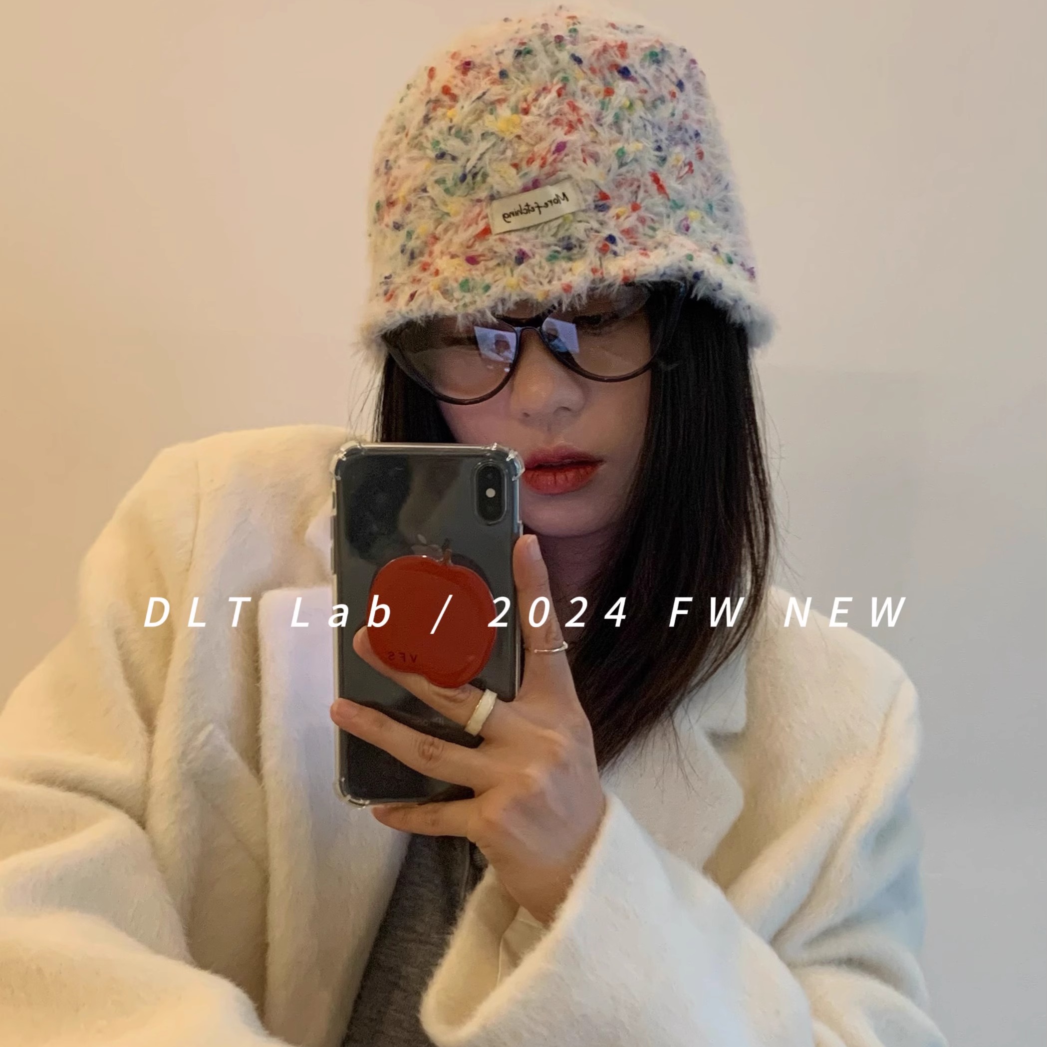 泫雅风渔夫帽女保暖时髦秋冬