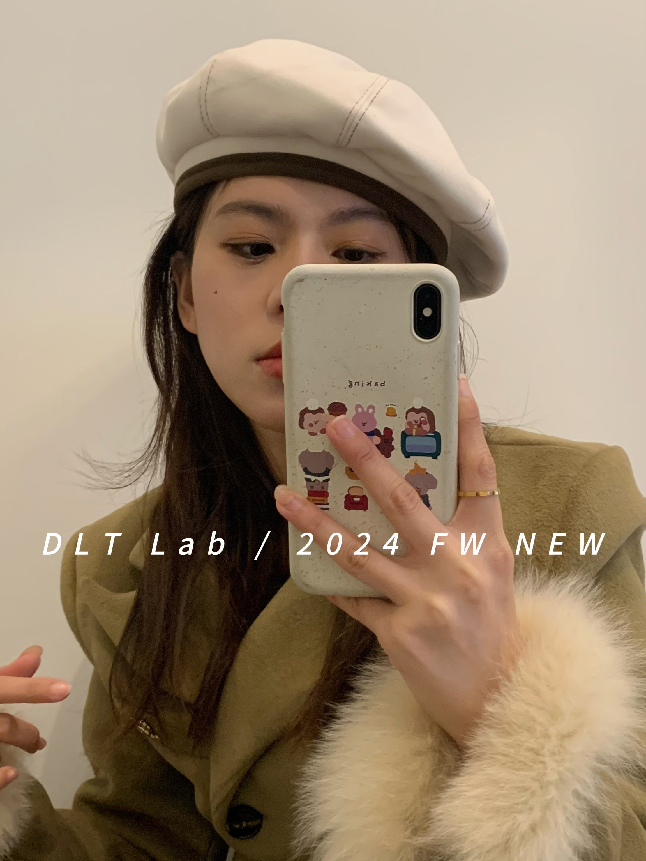 贝雷帽毛呢复古文艺秋冬