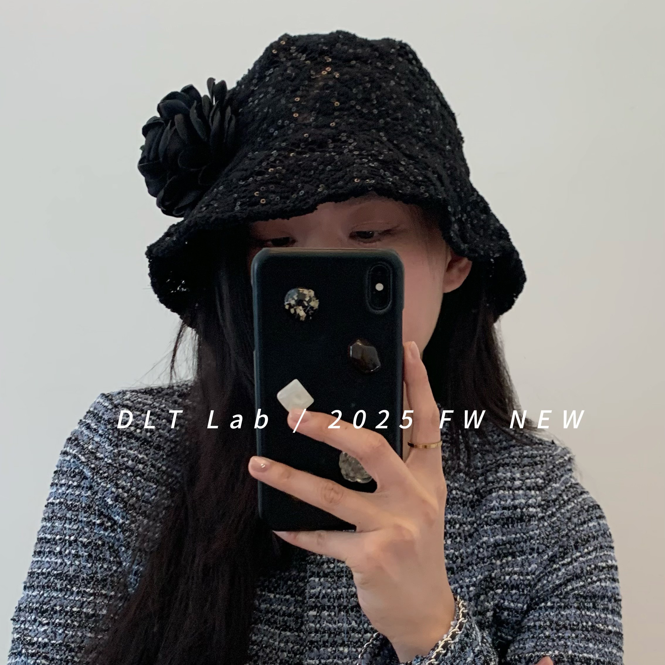 DLTLab丁老头优雅花朵渔夫帽