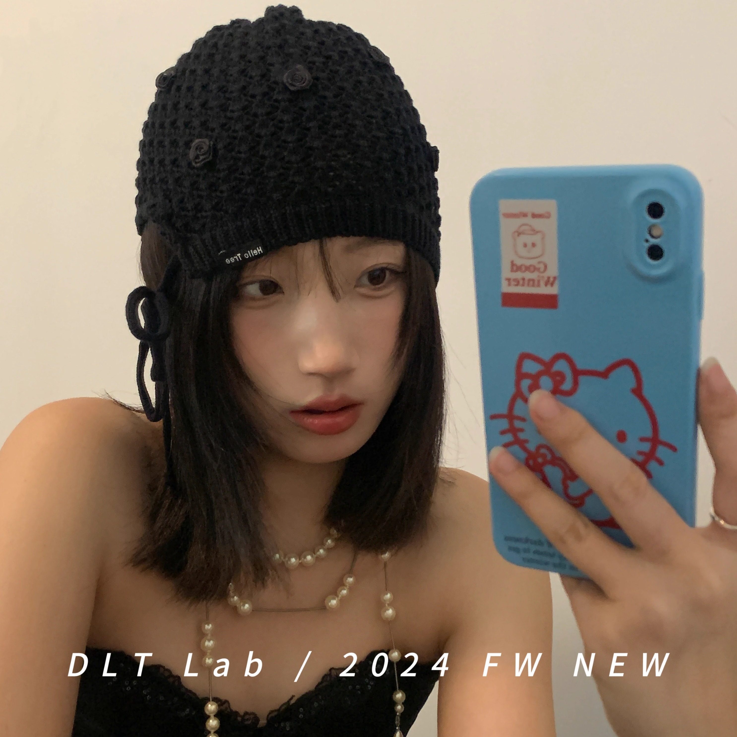 包头帽新款手工编织镂空春秋