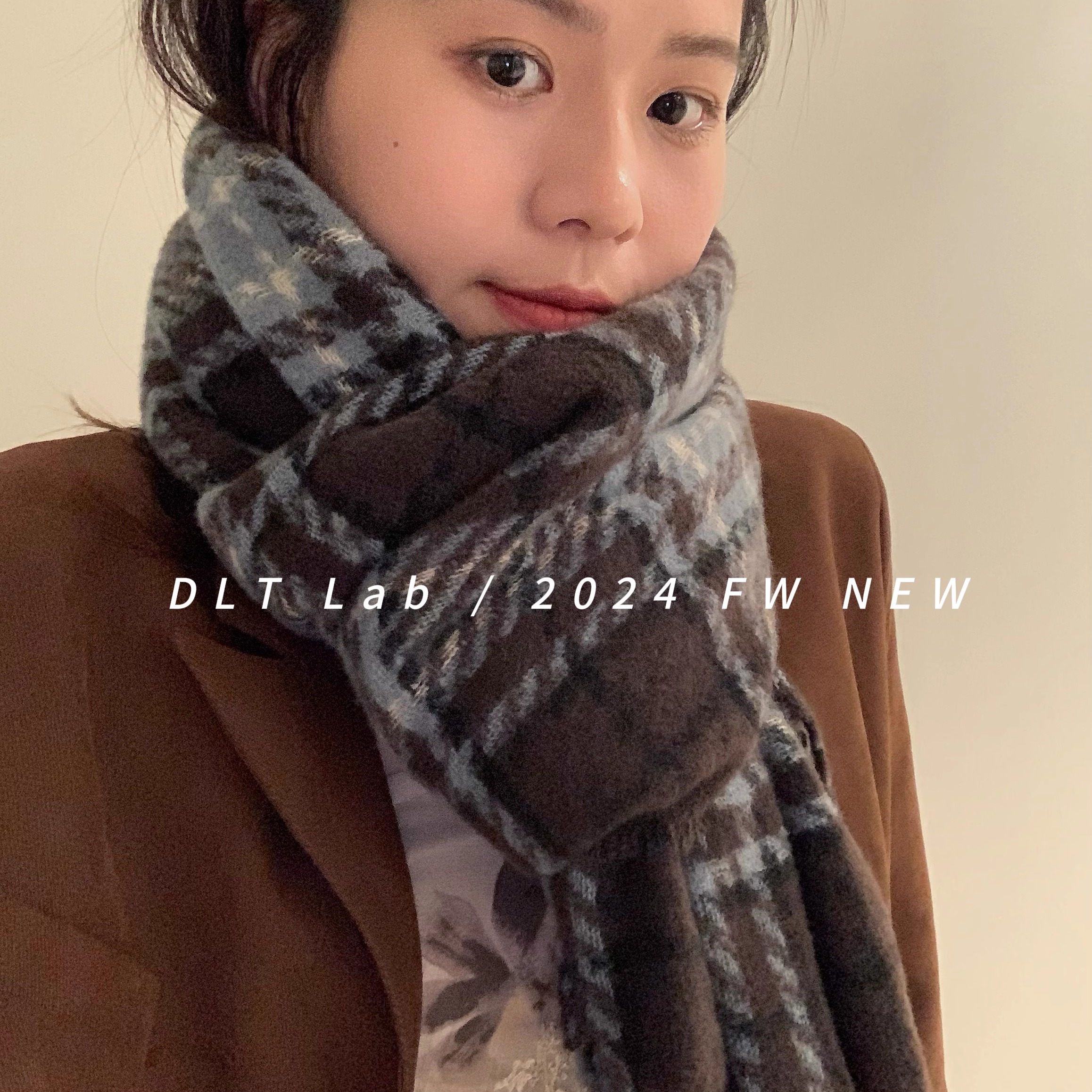 韩版时髦围巾百搭保暖女秋冬