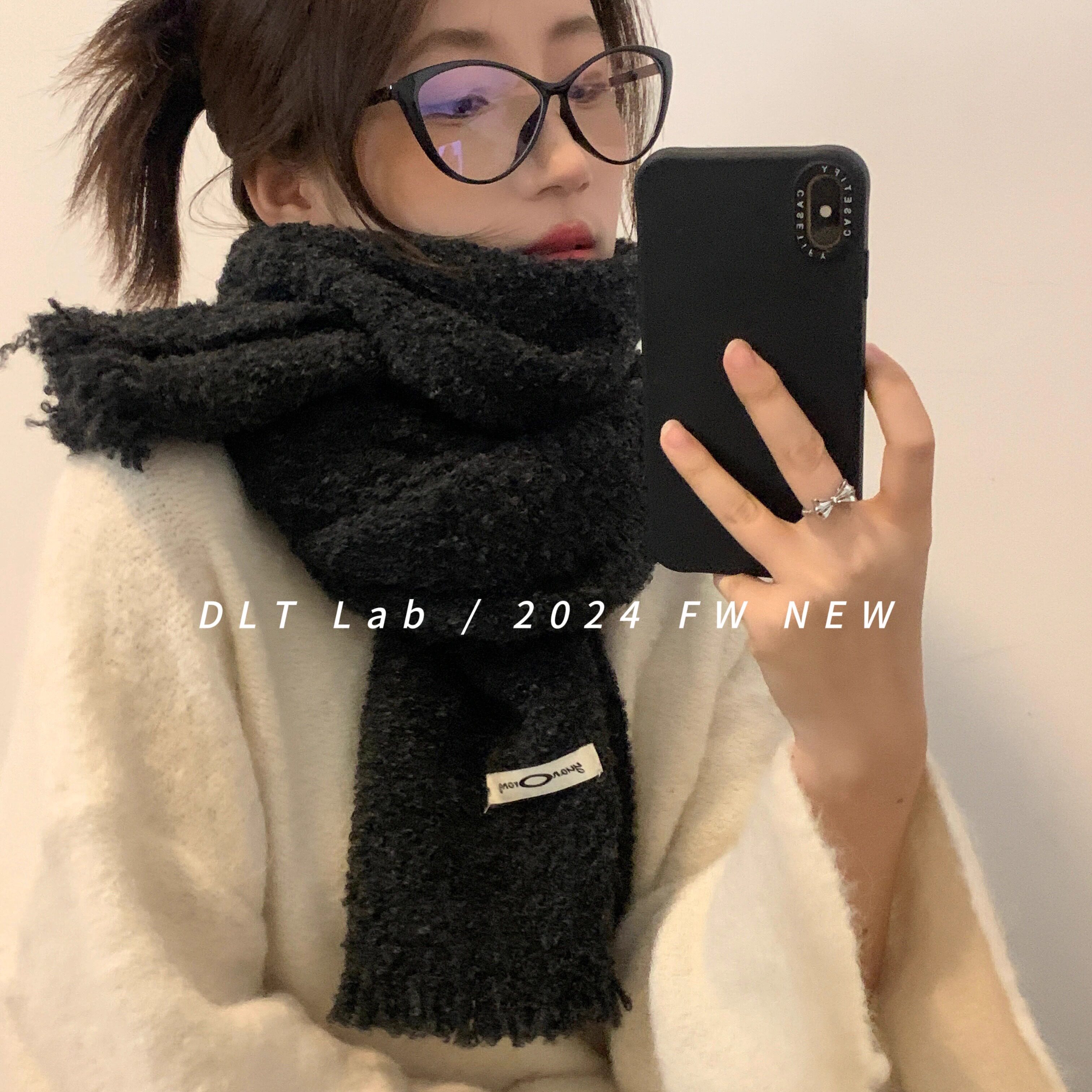 丁老头秋冬小众女保暖围巾