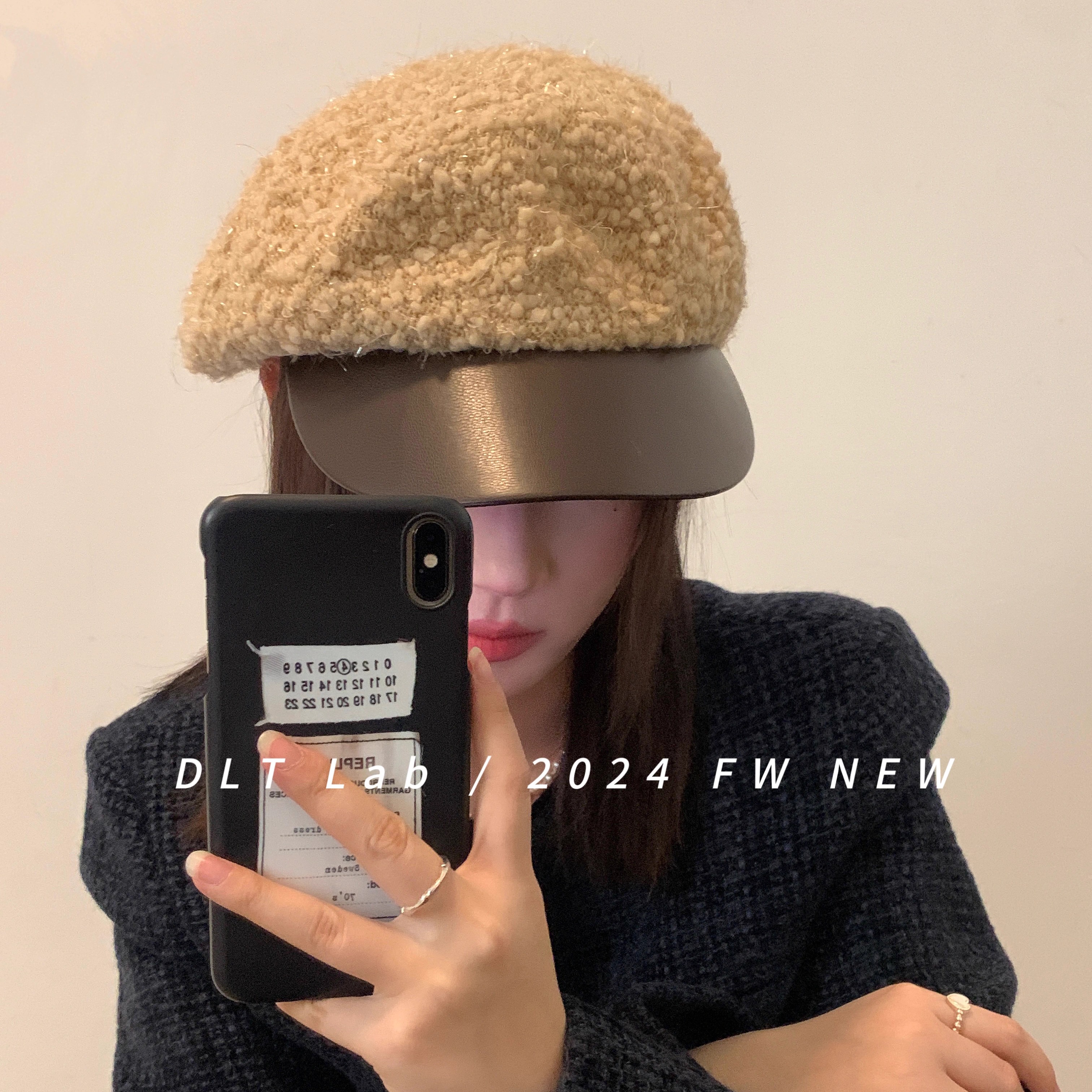 出游报童帽女小香风秋冬