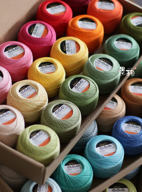 5个包邮MKC40号MKE蕾丝线20g微钩国产平替埃及长绒棉细线高粘度