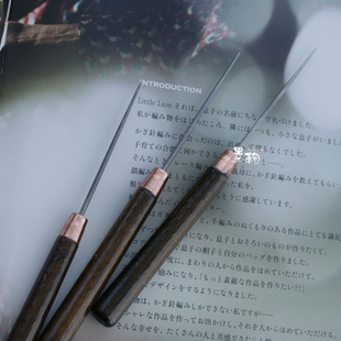 木柄锥子细柄直锥木钻头细长迷你篮子手鞠穿过器diy工具
