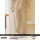 长裤 简约刺绣 垂感灯芯绒宽松双褶套装 MADE 22AW日系复古运动