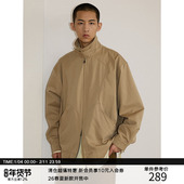 MADE 24AW 活页弧形压线 可拆卸挡片 廓形哈灵顿拉链外套夹克