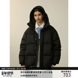 LR MADE 24AW鲁道夫三防 气凝胶蓄热 90白鸭绒保暖连帽羽绒服外套