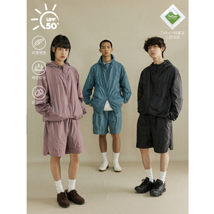 LR MADE UPF50+ 户外运动Teflon™三防连帽轻薄防晒服