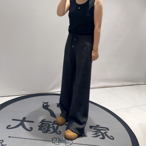 76页秋季新款大码显瘦女裤拖地裤