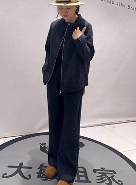 芮娜依莲初冬新款大码二棉套装女