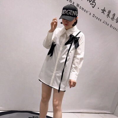 芮娜依莲年货春款大码一手长衬衫