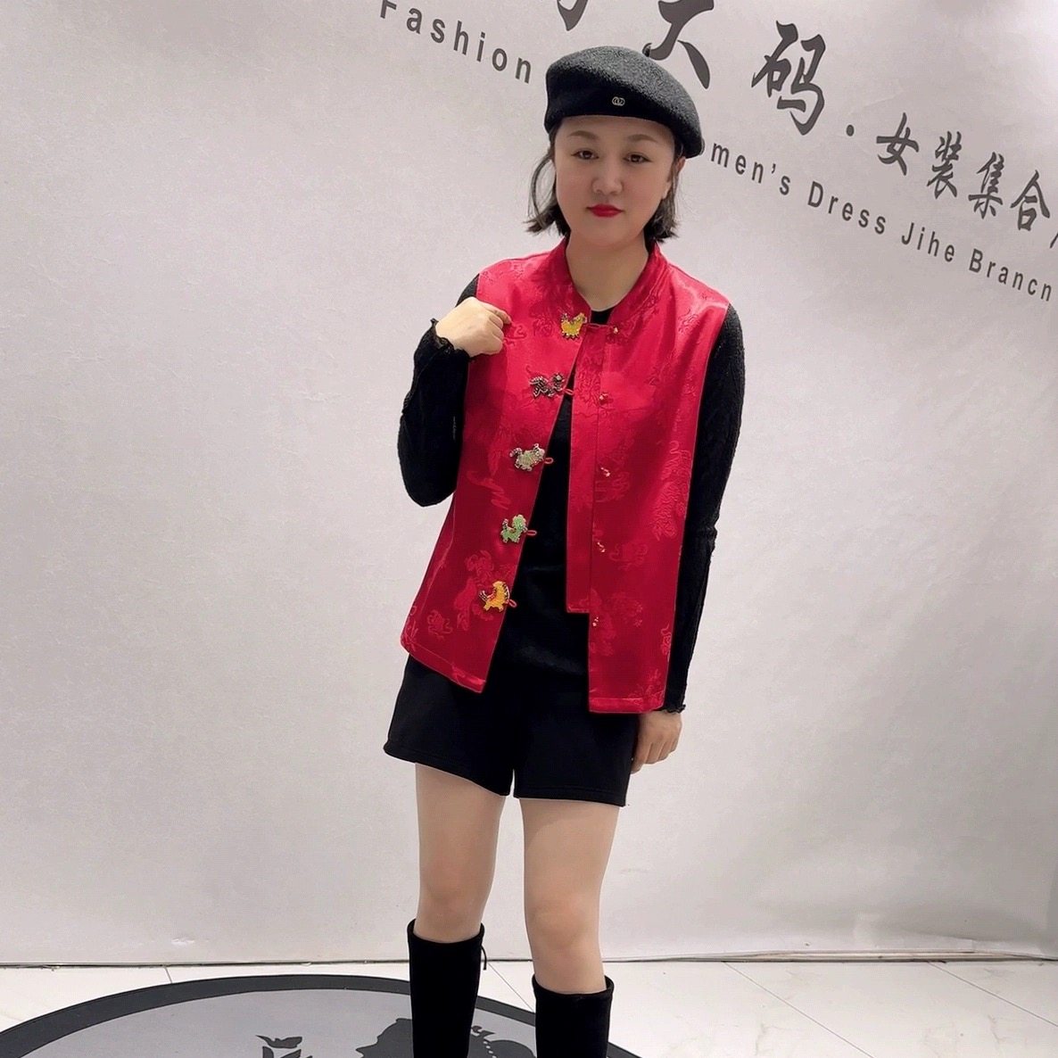 女权贵族1615年货新季欧货国风马夹加大码女装胖妹妹百搭开衫上衣,女装/女士精品,常规大码外套,淘宝优惠券,粉丝福利购,淘宝优惠卷