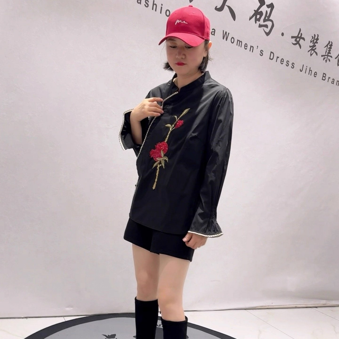 芮娜依莲9108年货春款欧货国风衬衫加大码女装胖妹妹新中式衫上衣,女装/女士精品,常规大码外套,淘宝优惠券,粉丝福利购,淘宝优惠卷