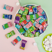 海盐无糖薄荷糖水果味亲嘴糖清凉糖清新口气酒店前台接待糖果商用