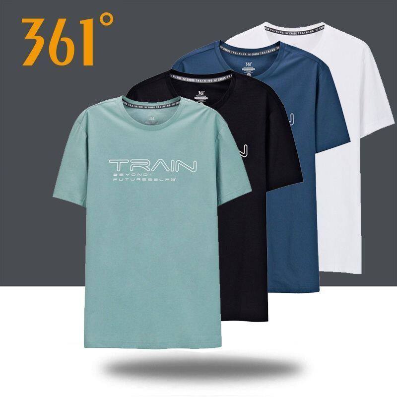 361男2026夏季圆领透气T恤短袖纯棉衣服运动裤速干衣国潮百搭学生