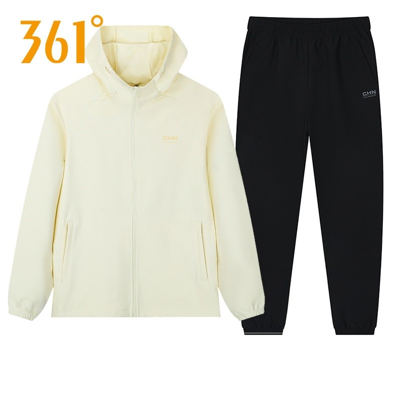 361度运动套装女装2025秋款连帽风衣软壳衣跑步外套运动裤女套装,运动服/休闲服装,运动套装,淘宝优惠券,粉丝福利购,淘宝优惠卷