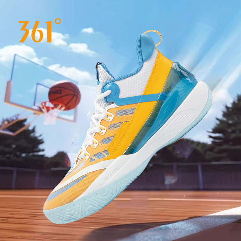 361度篮球鞋运动鞋Q弹男鞋夏季361实战网面防滑透气球鞋比赛战靴