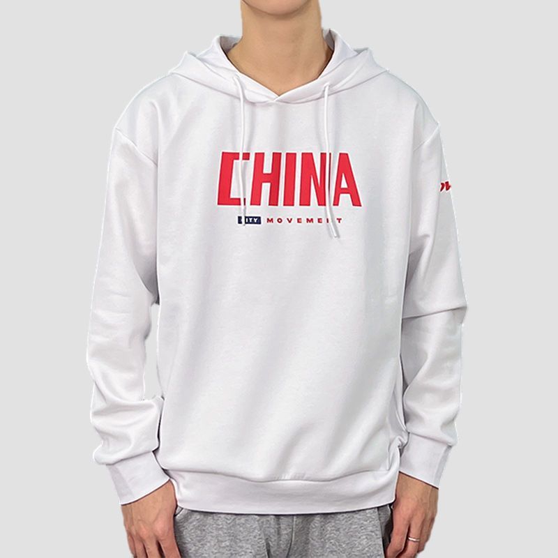 361旗下品牌OW情侣连帽套头卫衣春秋季新款男女运动卫衣男装外套