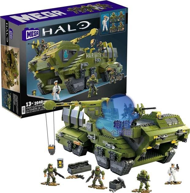 mega bloks 美高美家宝 halo 光环光晕 hhc44 新款巨象号积木玩具