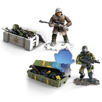 MEGA CONSTRUX 美高 COD 使命召唤 二战冬季/生化武器箱 积木玩具