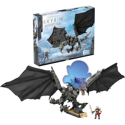 MEGABLOKS 美高美家宝 上古卷轴 世界吞噬者奥杜因 积木玩具周边