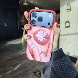 AlienTits 吃花女奇幻暗黑手绘艺术原创个性创意设计小众防摔适用苹果华为小米安卓定制手机壳