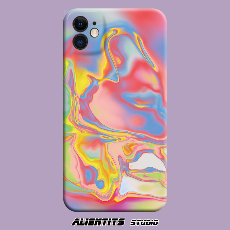 AlienTits调色盘撞色艺术抽象适用于苹果安卓定制手机壳