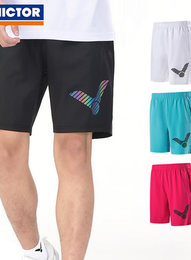 胜利威克多VICTOR羽毛球服男女中性跑步健身运动短裤R-30207速干