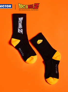 威克多VICTOR胜利羽毛球运动长袜七龙珠联名SK508DBZ 509DBZ加厚
