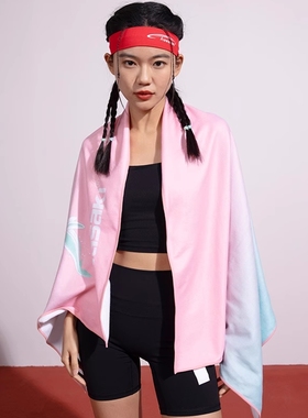 川崎Kawasaki冰感运动毛巾大浴巾K1F00-B7004 B7005新款棉质舒适