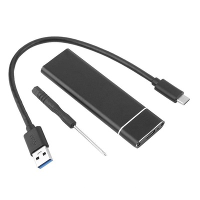 m2固态硬盘盒子nvme/ngff双协议移动笔记本SSD外接壳M-SATA硬盘盒