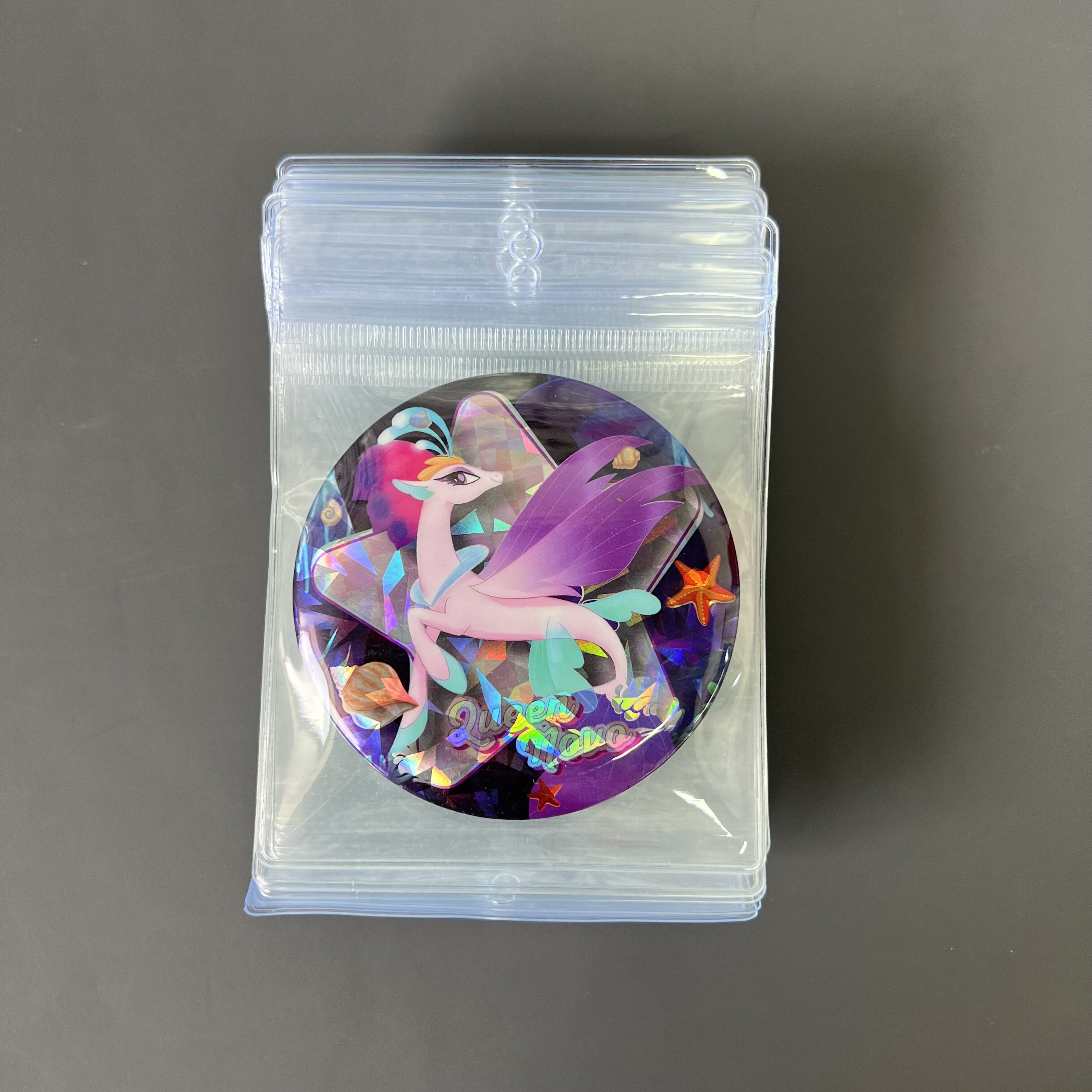 PVC加厚夹链袋小吧唧自封包装收纳袋透明挂孔袋子珠宝首饰收纳袋