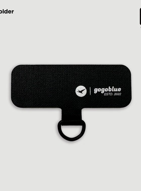 gogoblue手机挂绳防丢神器 尼龙布质固定夹片斜挎绳子通用贴片