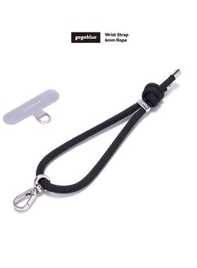 gogoblue 短款可调节腕绳6mm钥匙扣手机挂绳多功能防丢含夹片