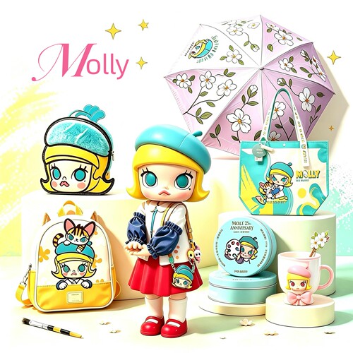 泡泡玛特MOLLY20周年限定周边