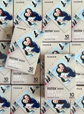 富士instax mini拍立得彩色胶片 一次成像相纸 浮光10张装