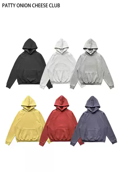 Single-Stitched Vtg Quality Model… Small Hat, Soft and Fluffy Raglan Sleeves, Cleanfit Fleece-Lined Hooded Sweatshirt