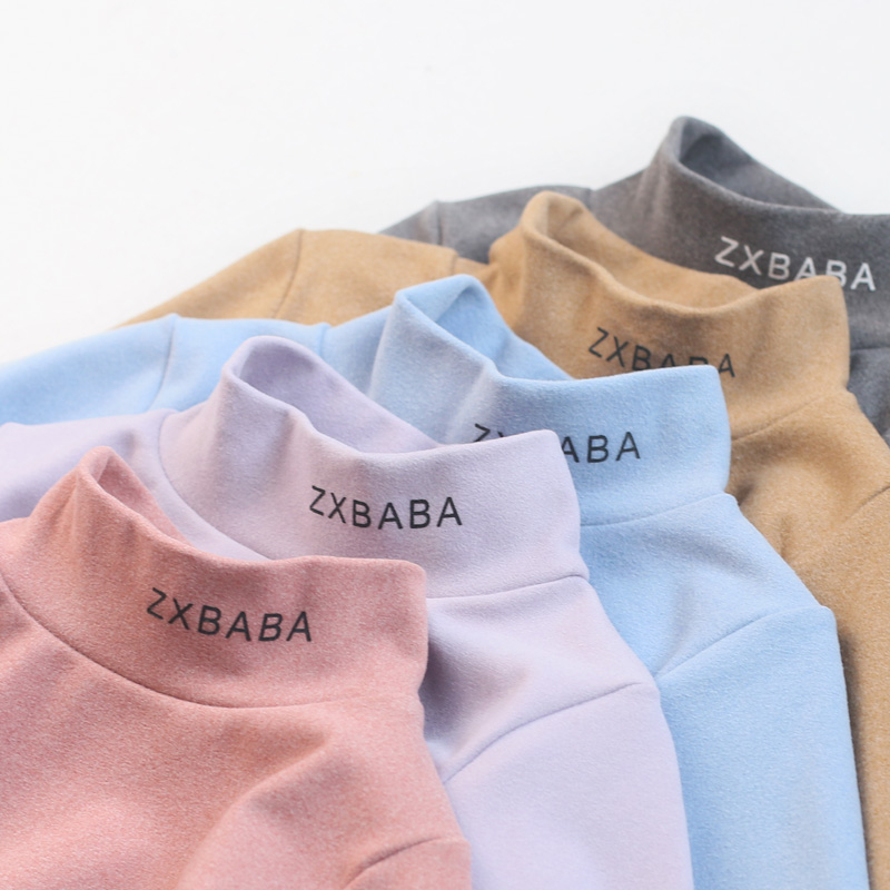 半高领德绒打底衫保暖秋衣