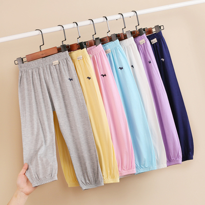 儿童莫代尔灯笼裤防晒空调