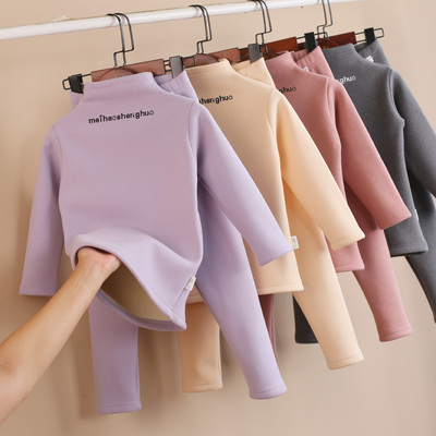 冬季男女通用加绒加厚保暖套装