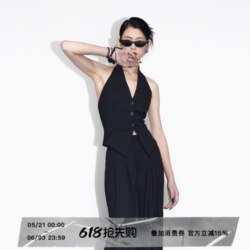 ourhour西装马甲背心女春夏