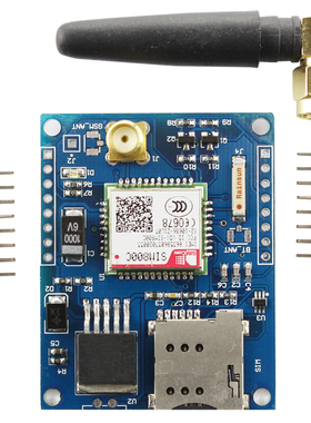 SIM800C开发板 四频GSM/GPRS模块 支持蓝牙/DTMF 替代SIM900A