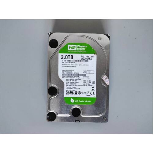 西数2T绿盘 WD20EARX-00PASB0 机械硬盘拍前请议