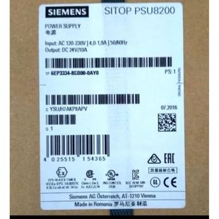 20A 0AY0PSU8200DC24V SITOP电源6EP3334 8SB00