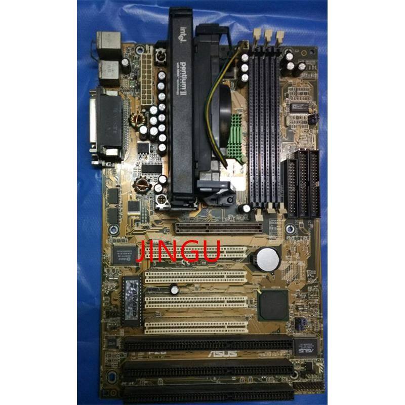 P2B主板 带CPU 内存 3个ISA 4个PCI