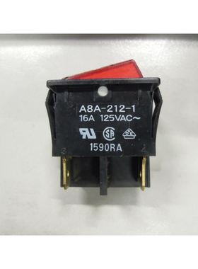 OMRON船型开关A8A-212-116A125VAC红色